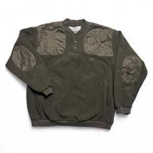 Boyt Harness Co. Padded Shoulder Olive Fleece Sweatshirt Hunting Shooting XL